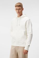 Chip Hoodie Cloud White Men J.Lindeberg Clothing 66XF1025