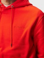 Chip Hoodie Fiery Red Men J.Lindeberg Clothing 66XF1078 - Image 4