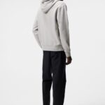 Chip Hoodie Light Grey Melange Men J.Lindeberg Clothing 66XF1077