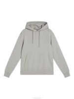 Chip Hoodie Light Grey Melange Men J.Lindeberg Clothing 66XF1077 - Image 5