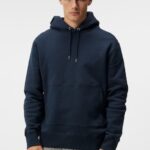 Chip Hoodie Navy Men J.Lindeberg Clothing 66XF1024