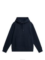Chip Hoodie Navy Men J.Lindeberg Clothing 66XF1024 - Image 6