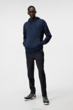 Chip Hoodie Navy Men J.Lindeberg Clothing 66XF1076 - Image 2