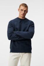 Chip Sweatshirt Navy Men J.Lindeberg Clothing 66XF1022
