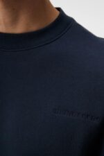 Chip Sweatshirt Navy Men J.Lindeberg Clothing 66XF1022 - Image 5