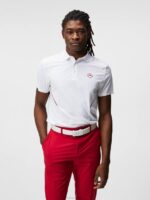 Chris Polo White Men J.Lindeberg Clothing 66XF332