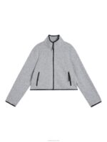 Cirque Jacket Light Grey Melange Women J.Lindeberg Clothing 66XF1783 - Image 5
