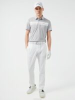 Clark Golf Polo Micro Chip Melange Men J.Lindeberg Clothing 66XF2103 - Image 2