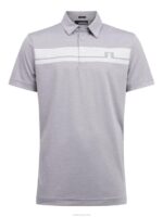 Clark Golf Polo Micro Chip Melange Men J.Lindeberg Clothing 66XF2103 - Image 4