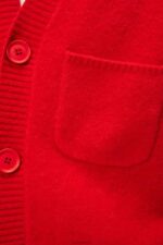 Clarke Knitted Cardigan Fiery Red Men J.Lindeberg Clothing 66XF503 - Image 4