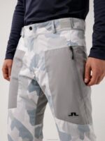 Clarke Ski Pant Grey Camo Men J.Lindeberg Clothing 66XF2238 - Image 3