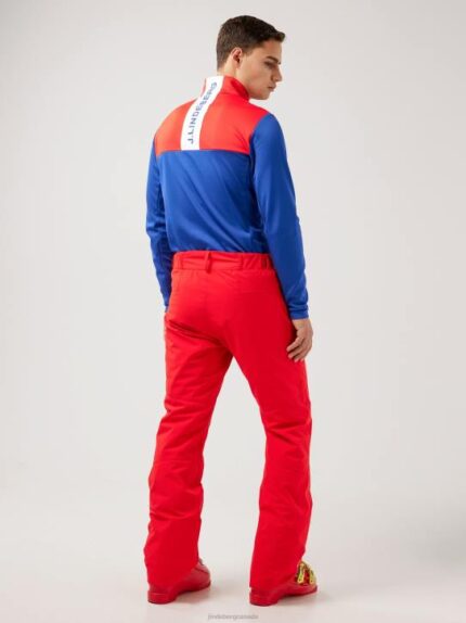 Clarke Ski Pant Racing Red Men J.Lindeberg Clothing 66XF2240