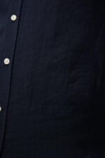 Clean Linen Slim Shirt Navy Men J.Lindeberg Clothing 66XF1187 - Image 5