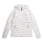 Cliff Light Down Hood White Women J.Lindeberg Clothing 66XF1911
