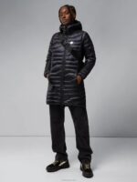 Cliff Light Down Parka Black Women J.Lindeberg Clothing 66XF2853 - Image 2