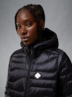 Cliff Light Down Parka Black Women J.Lindeberg Clothing 66XF2853 - Image 3