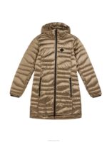 Cliff Light Down Parka Tiger Brown Women J.Lindeberg Clothing 66XF2852 - Image 4