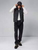 Cliff Light Down Vest Black Men J.Lindeberg Clothing 66XF2430 - Image 2