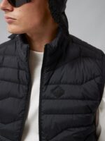 Cliff Light Down Vest Black Men J.Lindeberg Clothing 66XF2430 - Image 3
