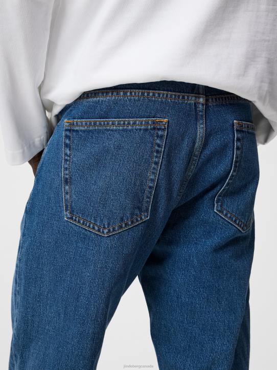 Cody Flat Indigo Regular Jeans Mid Blue Men J.Lindeberg Clothing 66XF1103 - Image 3