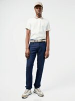Cody Linen Blend Jeans Mid Blue Men J.Lindeberg Clothing 66XF2586 - Image 3