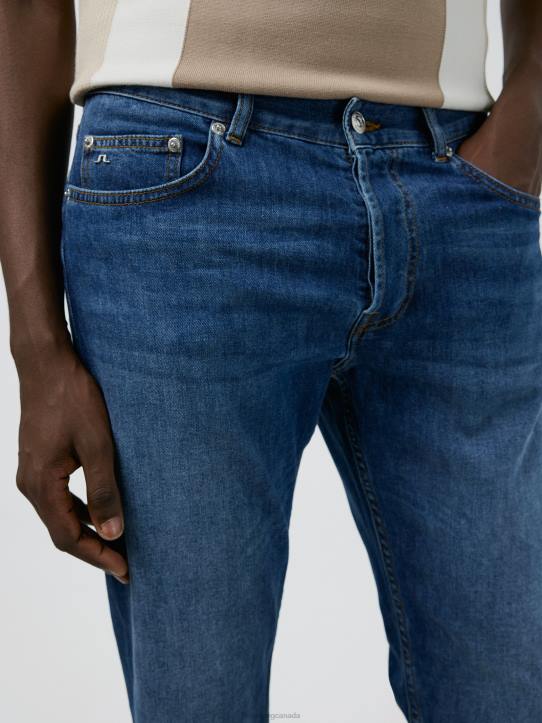 Cody Mid Indigo Jeans Mid Blue Men J.Lindeberg Clothing 66XF2587 - Image 5