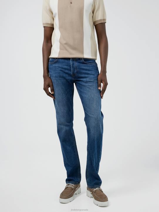 Cody Mid Indigo Jeans Mid Blue Men J.Lindeberg Clothing 66XF2587 - Image 1