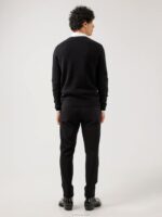 Cole Yak Blend Sweater Black Men J.Lindeberg Clothing 66XF2367