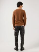 Cole Yak Blend Sweater Penny Brown Men J.Lindeberg Clothing 66XF2366