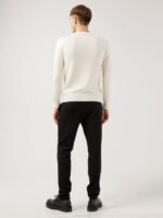 Cole Yak Blend Sweater Whisper White Men J.Lindeberg Clothing 66XF2368