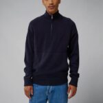 Collin Cashmere Wool Sweater Navy Men J.Lindeberg Clothing 66XF2304