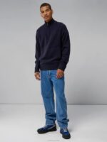 Collin Cashmere Wool Sweater Navy Men J.Lindeberg Clothing 66XF2304 - Image 3