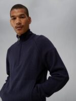 Collin Cashmere Wool Sweater Navy Men J.Lindeberg Clothing 66XF2304 - Image 4