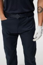 Colorblock Pant Navy Men J.Lindeberg Clothing 66XF382 - Image 3