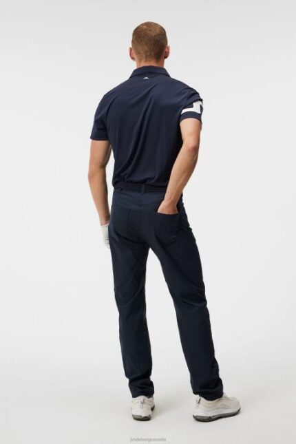 Colorblock Pant Navy Men J.Lindeberg Clothing 66XF382