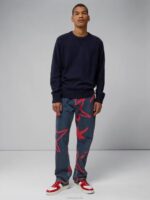 Colton Cashmere Wool Sweater Navy Men J.Lindeberg Clothing 66XF2306 - Image 2