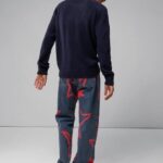 Colton Cashmere Wool Sweater Navy Men J.Lindeberg Clothing 66XF2306