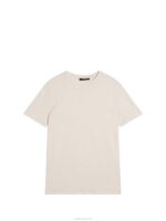 Coma Linen Tee Turtledove Men J.Lindeberg Clothing 66XF977 - Image 5