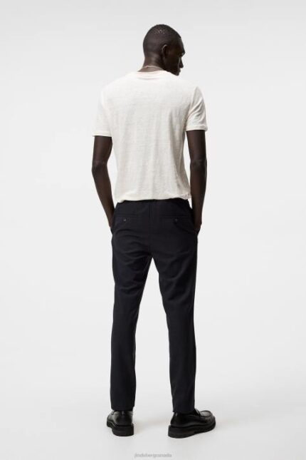 Coma Linen Tee Turtledove Men J.Lindeberg Clothing 66XF977