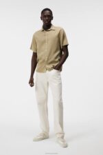 Comfort Tencel Shirt Aloe Men J.Lindeberg Clothing 66XF1164 - Image 2