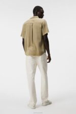 Comfort Tencel Shirt Aloe Men J.Lindeberg Clothing 66XF1164