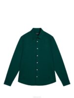 Comfort Tencel Slim Shirt Rain Forest Men J.Lindeberg Clothing 66XF1186 - Image 6