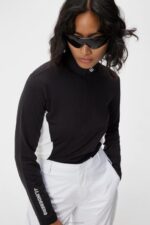 Coockies Mid Layer Black Women J.Lindeberg Clothing 66XF1802 - Image 3