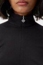 Coockies Mid Layer Black Women J.Lindeberg Clothing 66XF1802 - Image 4