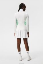 Coockies Mid Layer White Women J.Lindeberg Clothing 66XF1800