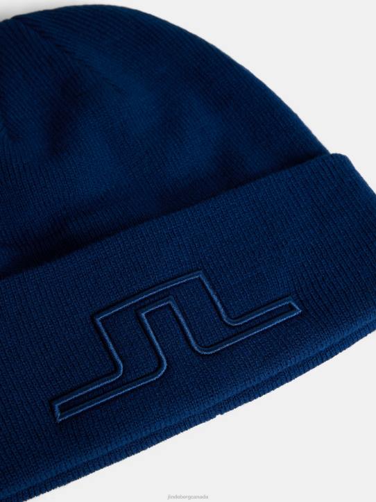 Cory Beanie Estate Blue Men J.Lindeberg Accessory 66XF740 - Image 2