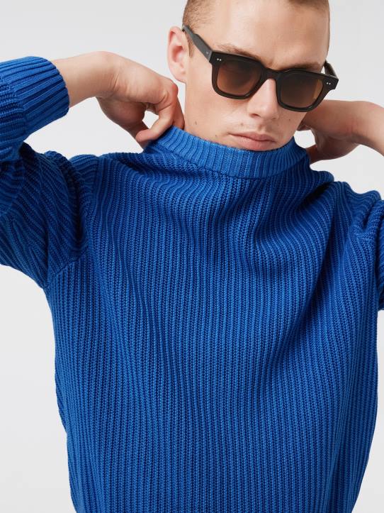 Coy Summer Structure Sweater Surf the Web Men J.Lindeberg Clothing 66XF2355 - Image 3
