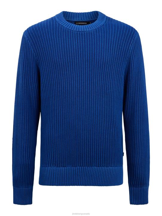 Coy Summer Structure Sweater Surf the Web Men J.Lindeberg Clothing 66XF2355 - Image 4