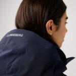 Crystal Down Jacket Navy Women J.Lindeberg Clothing 66XF2870