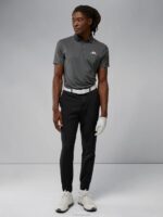 Cuff Jogger Pant Black Men J.Lindeberg Clothing 66XF2184 - Image 2